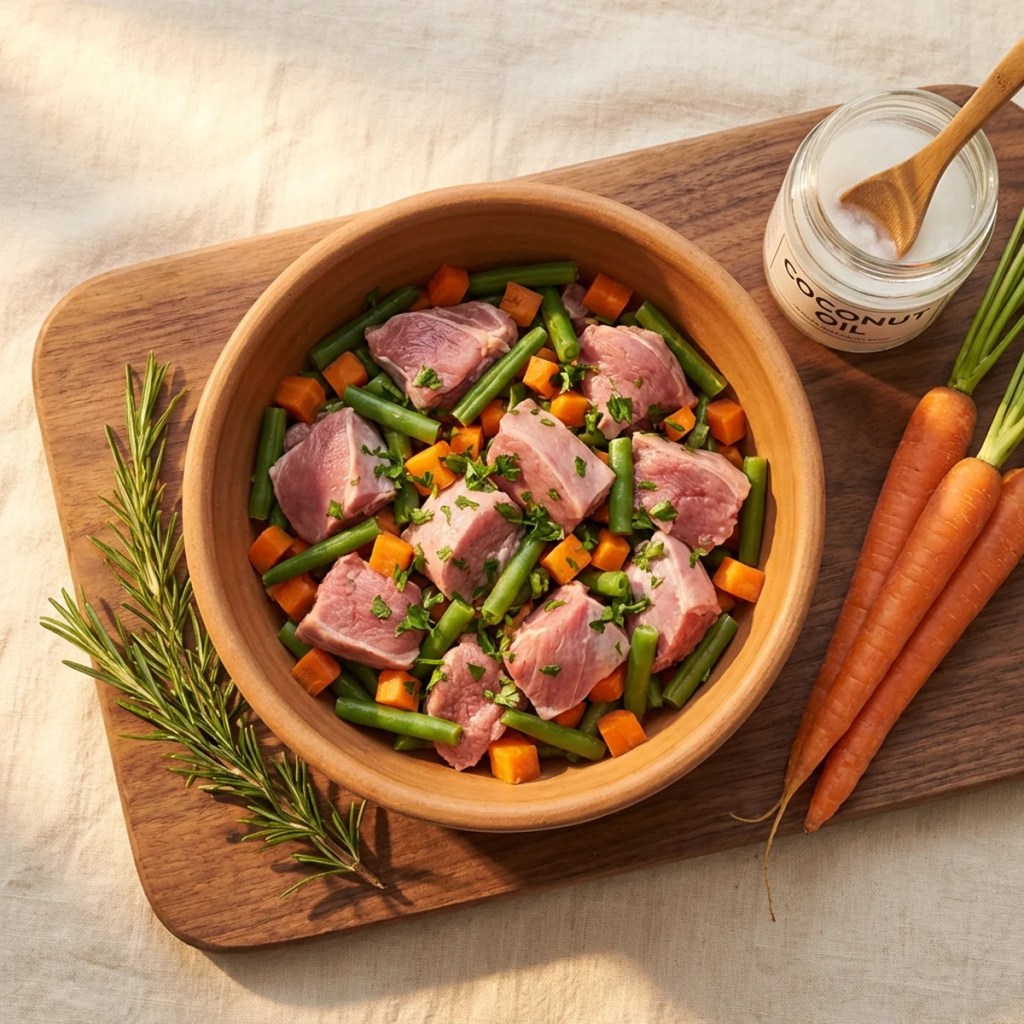 Lamb & Garden Greens